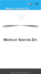Mobile Screenshot of medicorszerviz.hu